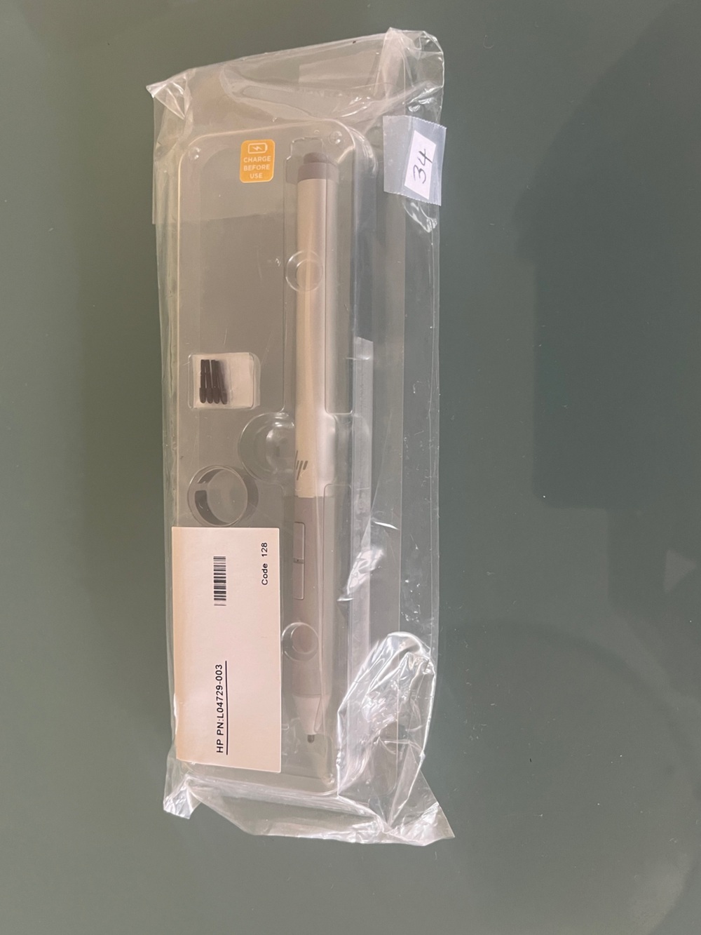 NWT HP Genuine Rechargeable Active Pen G3 (HP PN:L04729-003) NEW sealed